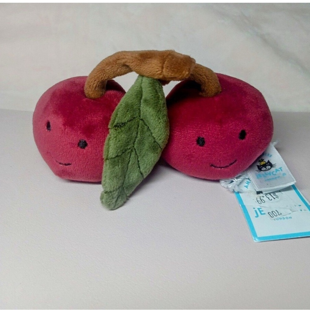 NWT Jellycat "Iam Fabulous Cherry" Retired Design HTF!